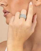 Load image into Gallery viewer, Sterling Silver Wide Mesh Ring