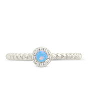 Load image into Gallery viewer, Sterling Silver Layla Opal Textured Ring