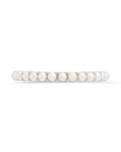 Load image into Gallery viewer, Sterling Silver Gianna Pearl Eternity Ring