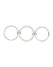 Load image into Gallery viewer, Sterling Silver Dominika CZ Link Stacking Ring