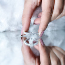 Load image into Gallery viewer, Brilliant Cut Moissanite Eternity Wedding Ring for Women