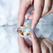 Load image into Gallery viewer, Brilliant Cut Moissanite Eternity Wedding Ring for Women