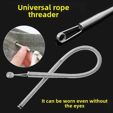 Load image into Gallery viewer, Bendable Spring Drawstring Threader Clip Pants Hoodies Elastic Band Lace Cord Flexible Drawstring Thread DIY Sewing Accessories