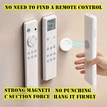 Load image into Gallery viewer, 3pcs No Drill Magnetic Remote Holder - Wall Mount for TV/AC/DVD Remotes, White Space-Saving Design