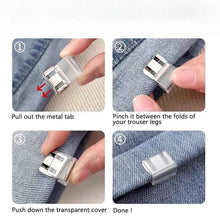 Load image into Gallery viewer, 4~10PCS Invisible Leg Shortening Clip, Non-Slip Pants Edge Clip, Quick Fix Hem Clip, Hidden Pants Adjuster, Sewing Accessories
