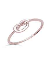 Load image into Gallery viewer, Sterling Silver Love Knot Ring