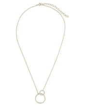 Load image into Gallery viewer, Sterling Silver Interlocking Open Circle Pendant