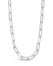 Load image into Gallery viewer, Sterling Silver Paperclip Chain Necklace
