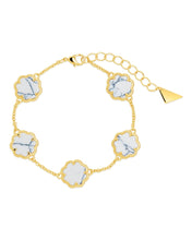 Load image into Gallery viewer, Rose Petal Station Bracelet