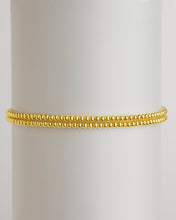 Load image into Gallery viewer, Sterling Silver Beaded Stretch Bracelet Sets
