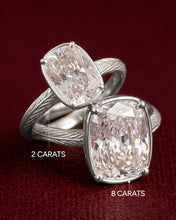 Load image into Gallery viewer, Sterling Silver Mini Elongated Cushion Ring