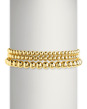 Load image into Gallery viewer, Sterling Silver Beaded Stretch Bracelet Sets