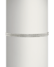 Load image into Gallery viewer, Sterling Silver Beaded Stretch Bracelet Sets