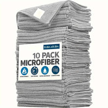 Load image into Gallery viewer, 5/10/20pcs Kitchen Towel, Ultra-fine Fiber Light Gray Cleaning Cloth Set, Absorbent, Soft And Stain-removing Cloth