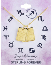 Load image into Gallery viewer, Zodiac Tag Necklace