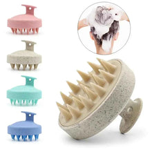Load image into Gallery viewer, 1pc Silicone Shampoo Brush Body Massage Brush Bath Shower Brush Salon Hairdressing Tool Scalp Massage Comb Hair Washing Comb