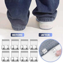 Load image into Gallery viewer, 4~10PCS Invisible Leg Shortening Clip, Non-Slip Pants Edge Clip, Quick Fix Hem Clip, Hidden Pants Adjuster, Sewing Accessories
