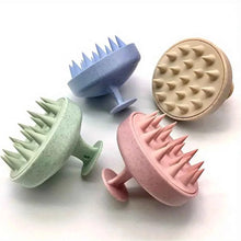 Load image into Gallery viewer, 1pc Silicone Shampoo Brush Body Massage Brush Bath Shower Brush Salon Hairdressing Tool Scalp Massage Comb Hair Washing Comb
