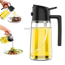 Load image into Gallery viewer, 2in1 Kitchen Spray Oil Dispenser Oil Sprayer Polisher Or Only Brush Spray for Air Fryer Salad Grilling Roasting Cooking Kitchen