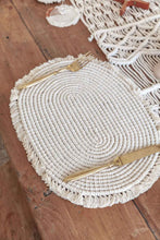 Load image into Gallery viewer, Organic Cotton Macrame Placemat