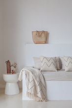 Load image into Gallery viewer, Nya Hand Stitched Cotton Throw Pillow