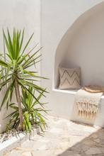 Load image into Gallery viewer, Nya Hand Stitched Cotton Throw Pillow