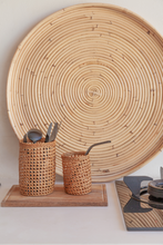 Load image into Gallery viewer, Rattan Pencil Holder