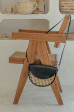 Load image into Gallery viewer, Raja Leather and Cane Crossbody