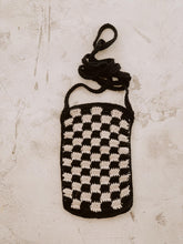 Load image into Gallery viewer, Checkered Crochet Phone Sling Bag