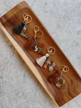 Load image into Gallery viewer, Wildflower Letter Keychain
