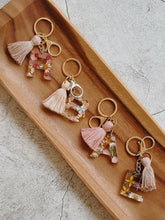 Load image into Gallery viewer, Wildflower Letter Keychain