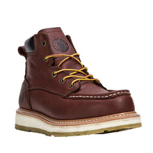 Load image into Gallery viewer, ROCKROOSTER Walker Men's 6 Inch Brown Soft Toe Wedge Work Boots SAP360 - DON GREAT