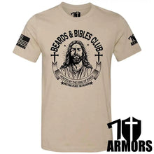 Load image into Gallery viewer, BEARDS AND BIBLES CLUB T-SHIRT