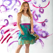 Load image into Gallery viewer, The Original Sari Wrap Skirt