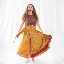 Load image into Gallery viewer, The Original Sari Wrap Skirt