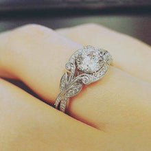 Load image into Gallery viewer, Crystal Decorated Wedding Ring