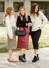 Load image into Gallery viewer, Erica Cotton Twill Midi Skirt - FINAL SALE