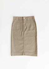Load image into Gallery viewer, Erica Cotton Twill Midi Skirt - FINAL SALE