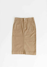 Load image into Gallery viewer, Erica Cotton Twill Midi Skirt - FINAL SALE