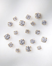 Load image into Gallery viewer, Sterling Silver Everyday Essential CZ Studs