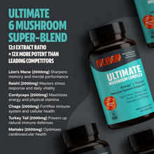 Load image into Gallery viewer, Organic Mushroom Complex Supplement Capsules - DON GREAT