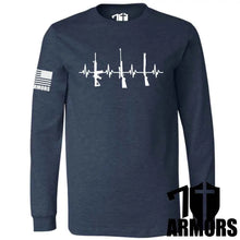 Load image into Gallery viewer, HEARTBEAT OF LIBERTY LONG SLEEVE