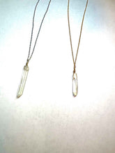 Load image into Gallery viewer, Small Quartz Point necklace