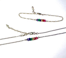 Load image into Gallery viewer, Chakra Stones Rainbow bracelet