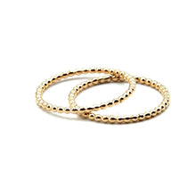 Load image into Gallery viewer, Studded and Beaded Stacking Ring