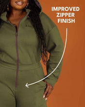 Load image into Gallery viewer, Green Satin Lined Jumpsuit