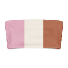 Load image into Gallery viewer, Neapolitan Ice Cream Bandeau Bikini Top