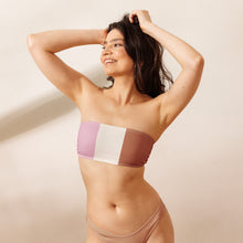 Load image into Gallery viewer, Neapolitan Ice Cream Bandeau Bikini Top