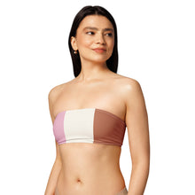 Load image into Gallery viewer, Neapolitan Ice Cream Bandeau Bikini Top