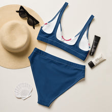 Load image into Gallery viewer, Union Jack Bikini | Cheeky | Blue Bottom | Removable Padding
